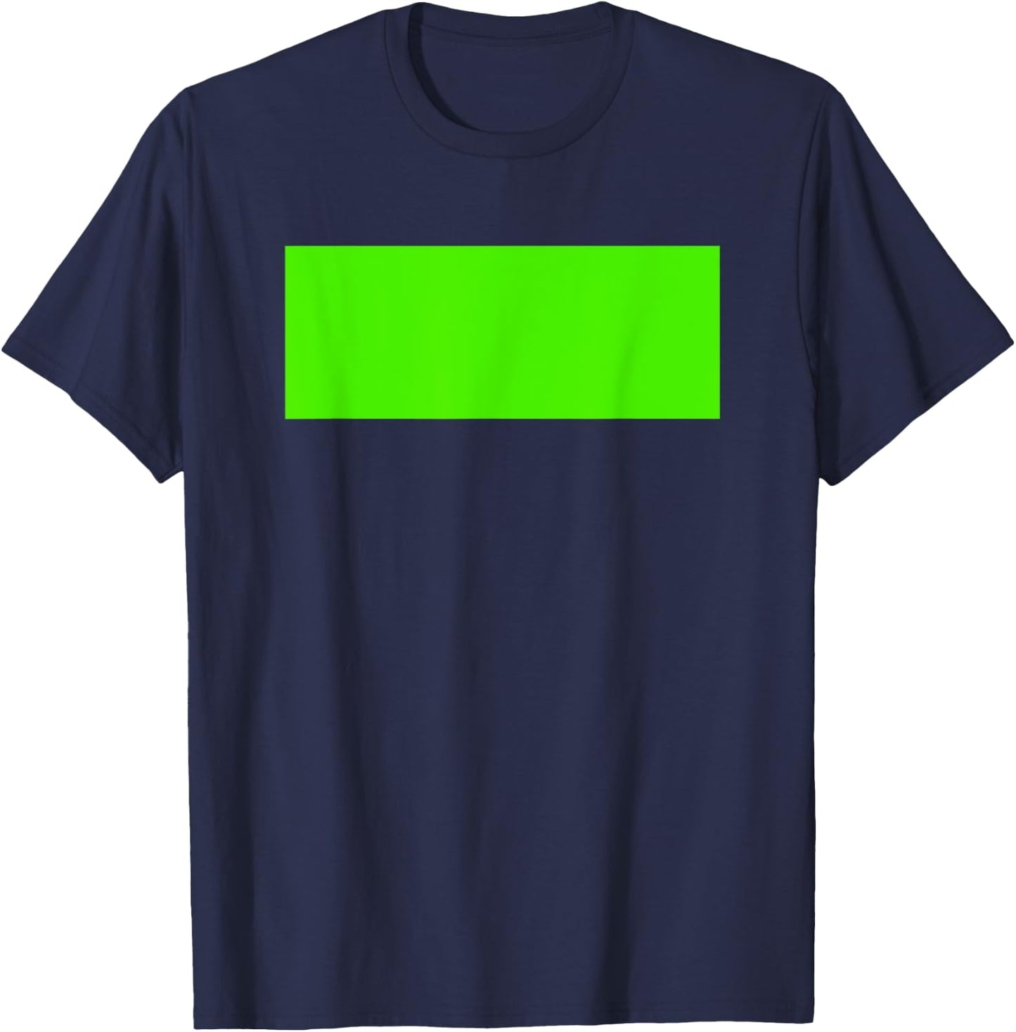 Green Screen Design Chroma Key Photo Video Effect T-Shirt - T-Shirt | Navy