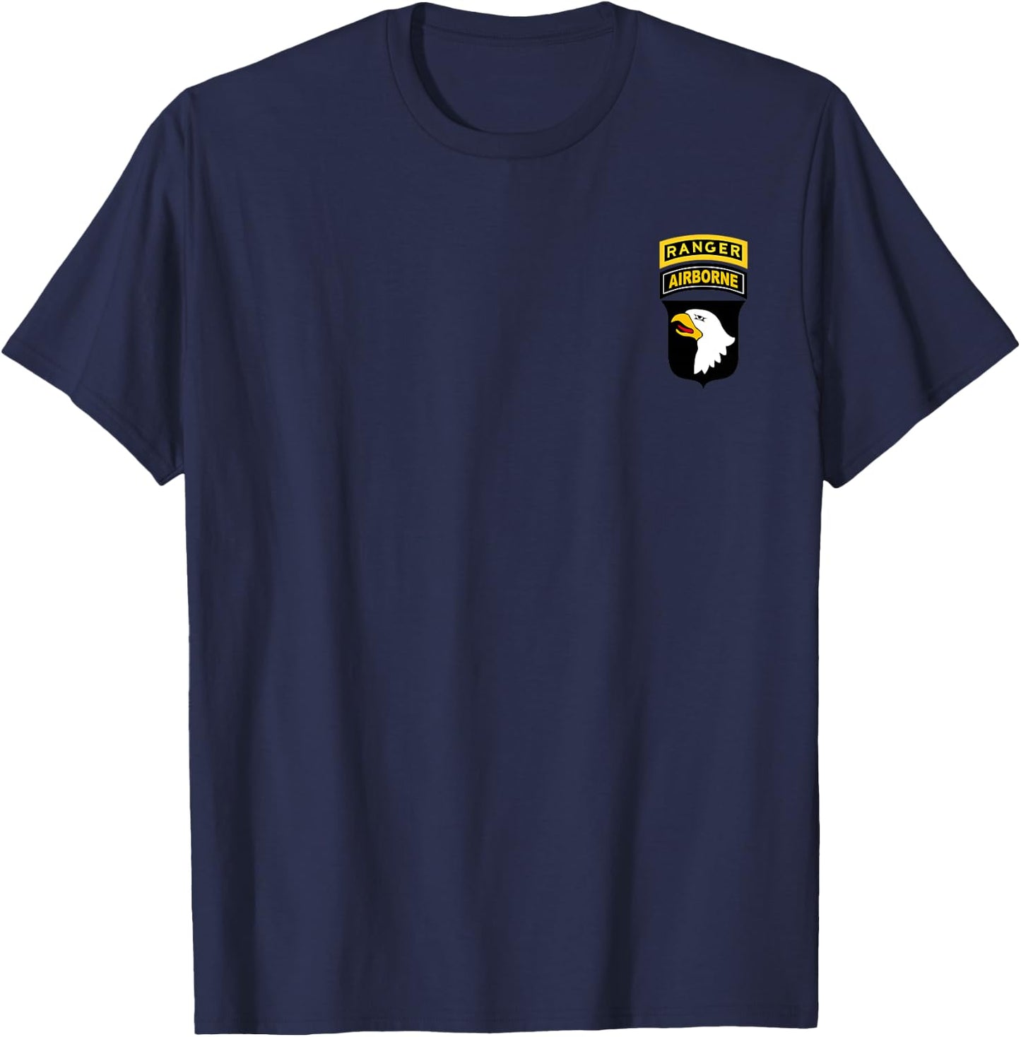 101st Airborne Division Ranger Flag , Veterans Day T-Shirt - T-Shirt | Navy