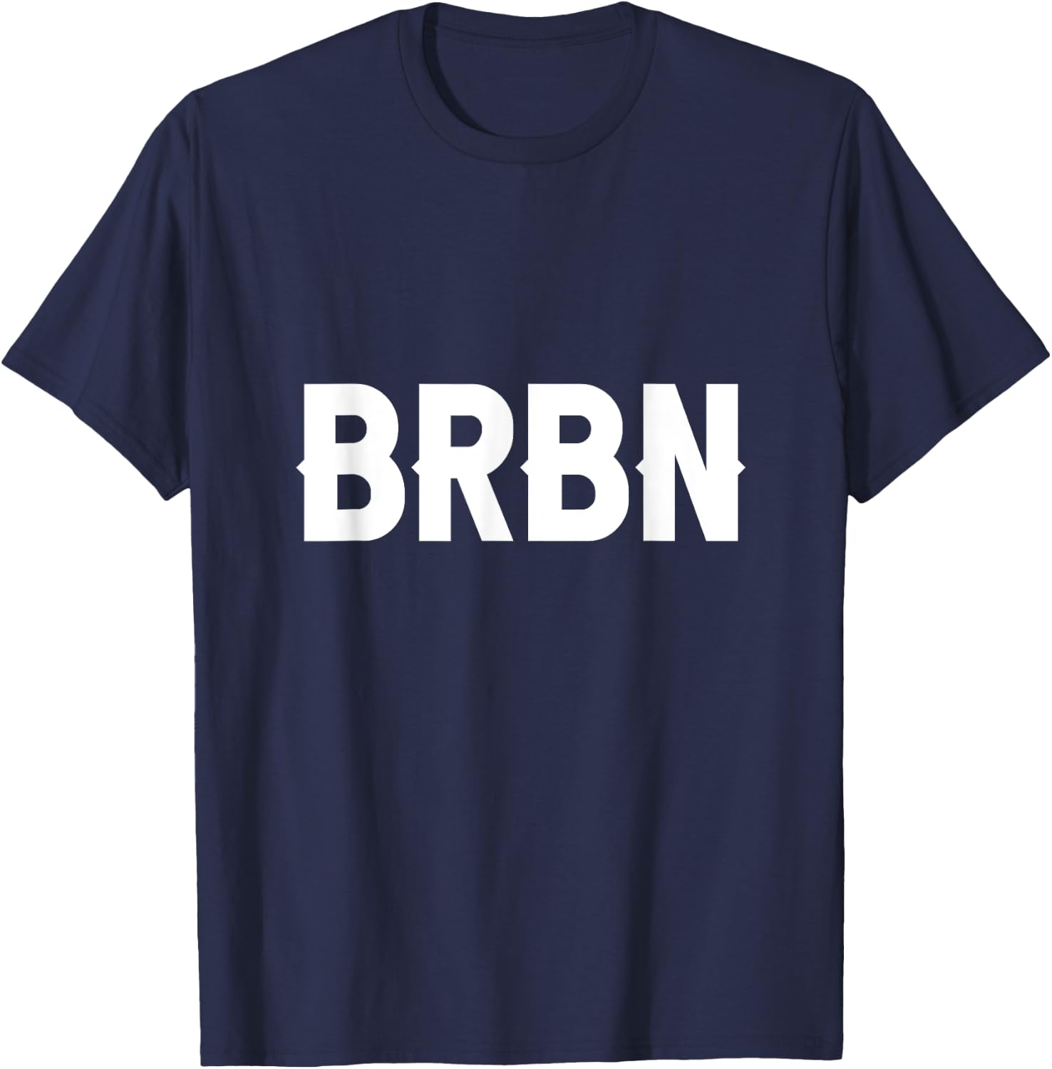 BRBN Funny Bourbon and Whiskey Lover T-Shirt - T-Shirt | Navy