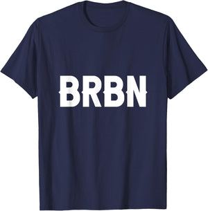 BRBN Funny Bourbon and Whiskey Lover T-Shirt - T-Shirt | Navy