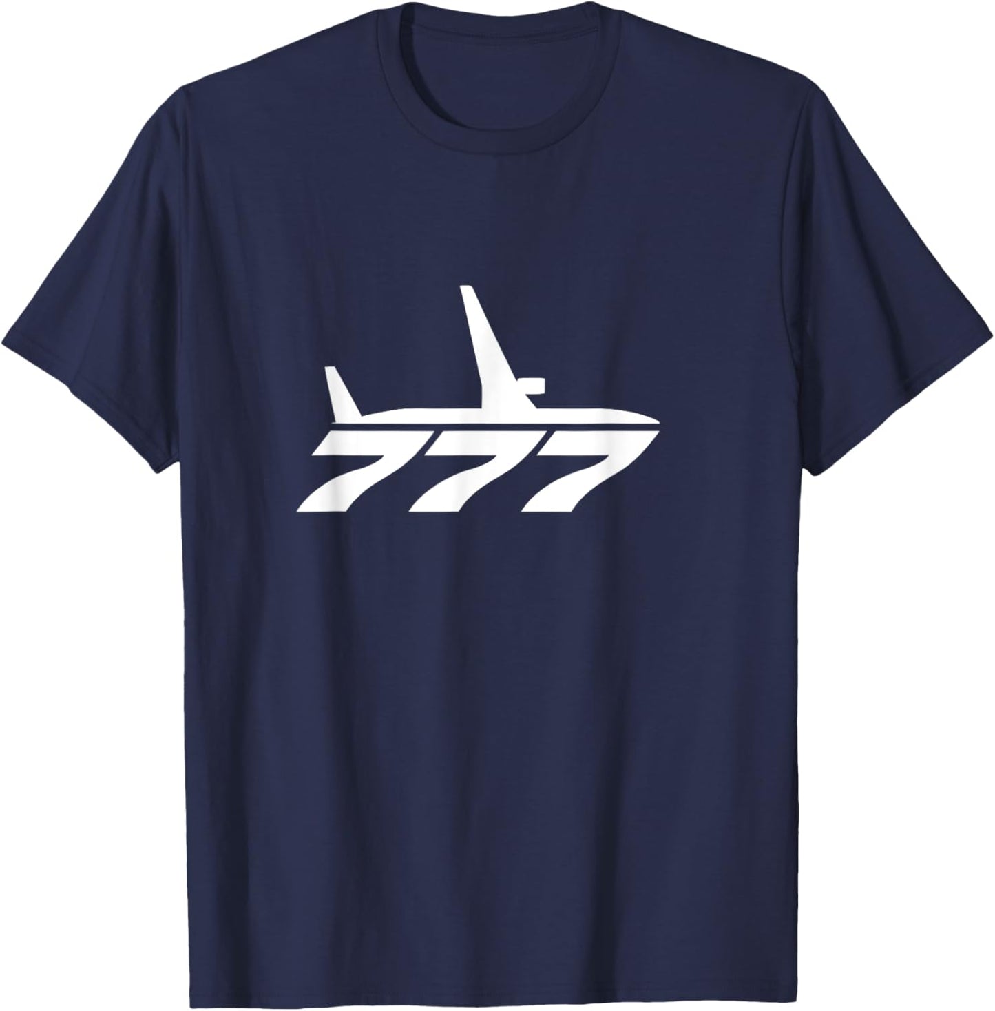 777 Airliner Plane For Avgeeks T-Shirt - T-Shirt | Navy