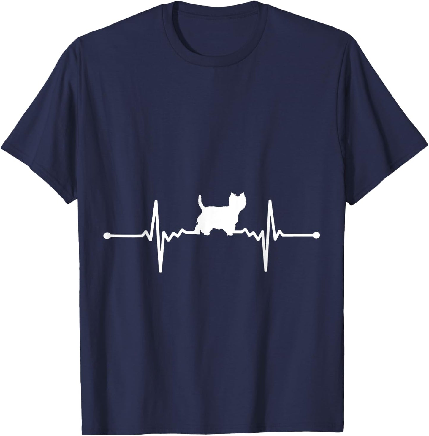 West Highland White Terrier Dog - Westie T-Shirt - T-Shirt | Navy