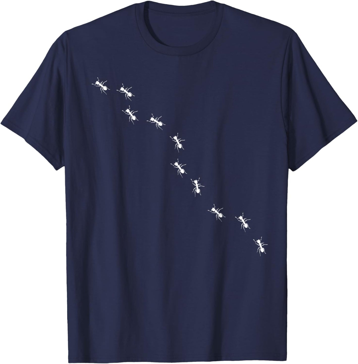 Marching Ants Insect Bug T-Shirt - T-Shirt | Navy