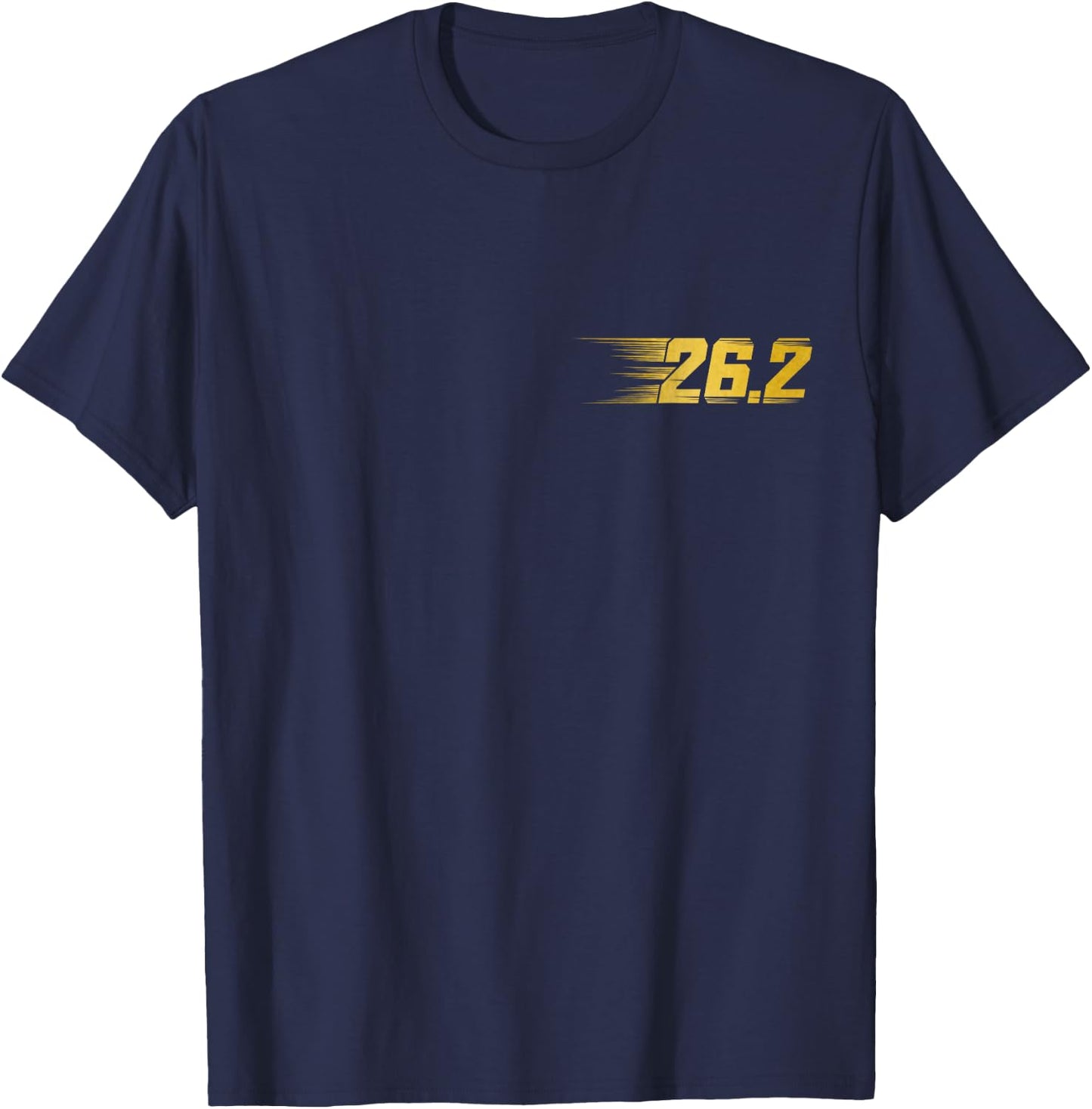 26.2 Miles Marathon Runner Running Marathoner T-Shirt - T-Shirt | Navy