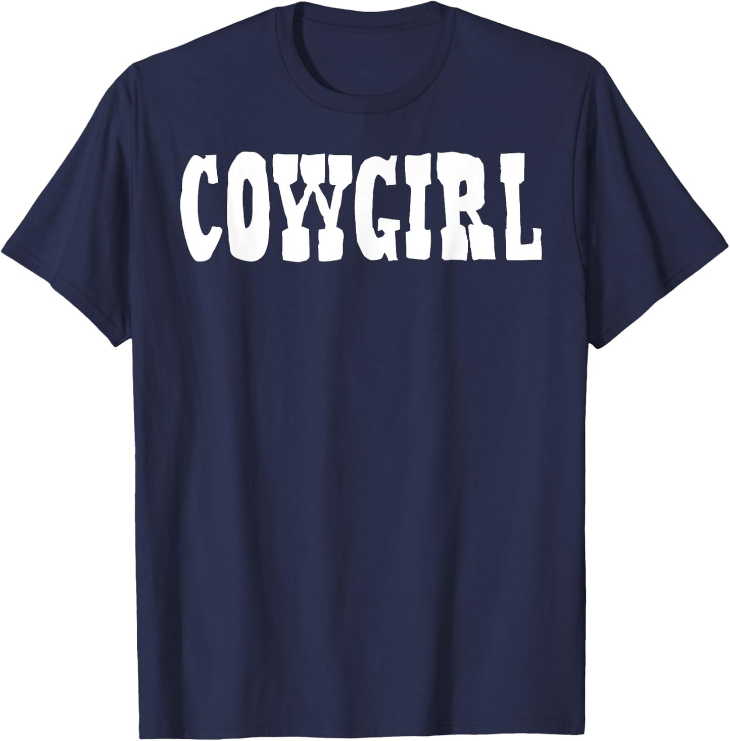 Cowgirl - Cow Girl, Horse, Equestrian T-Shirt - T-Shirt | Navy