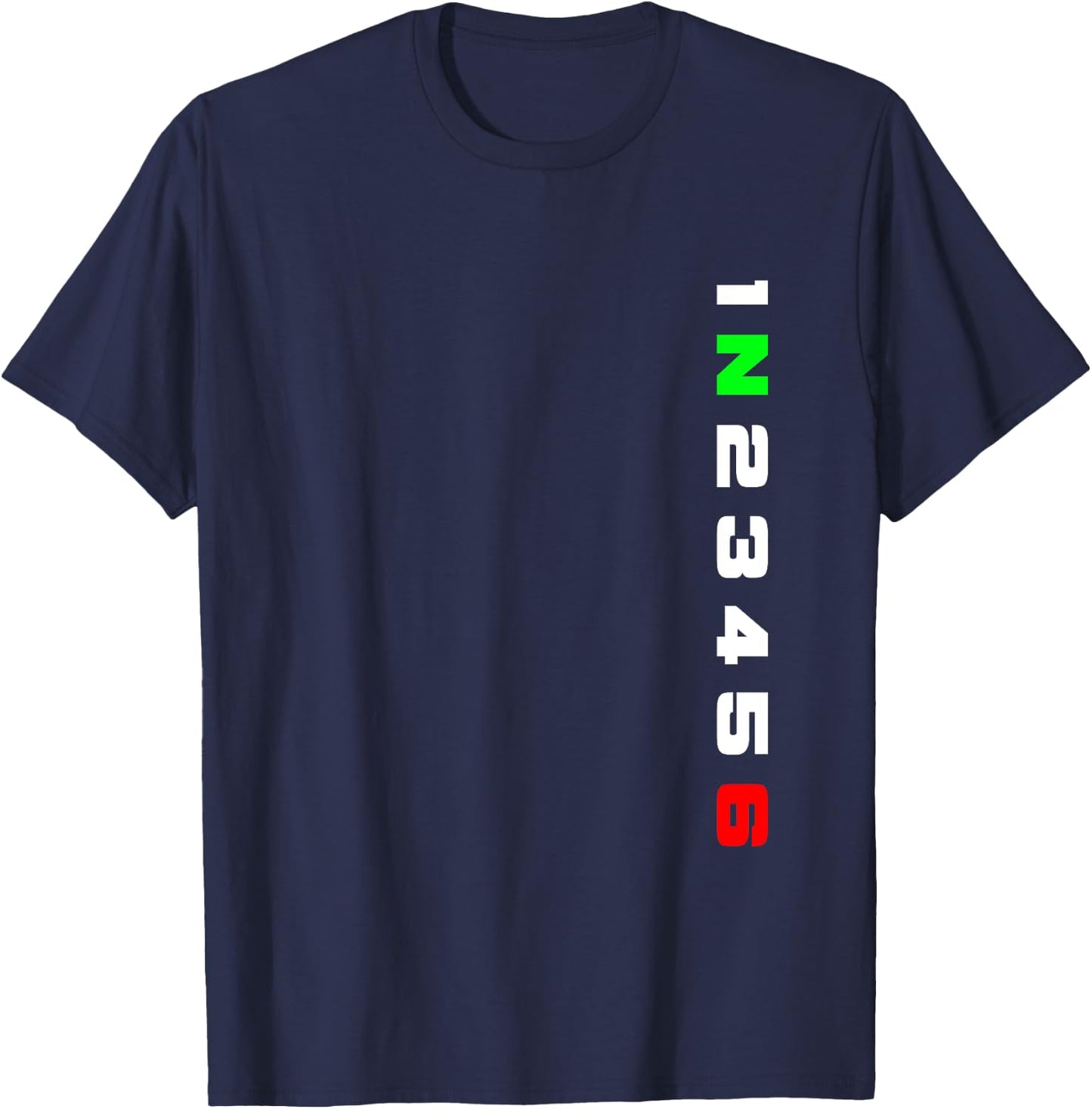 Motorcycle Shift Biker T-Shirt - T-Shirt | Navy