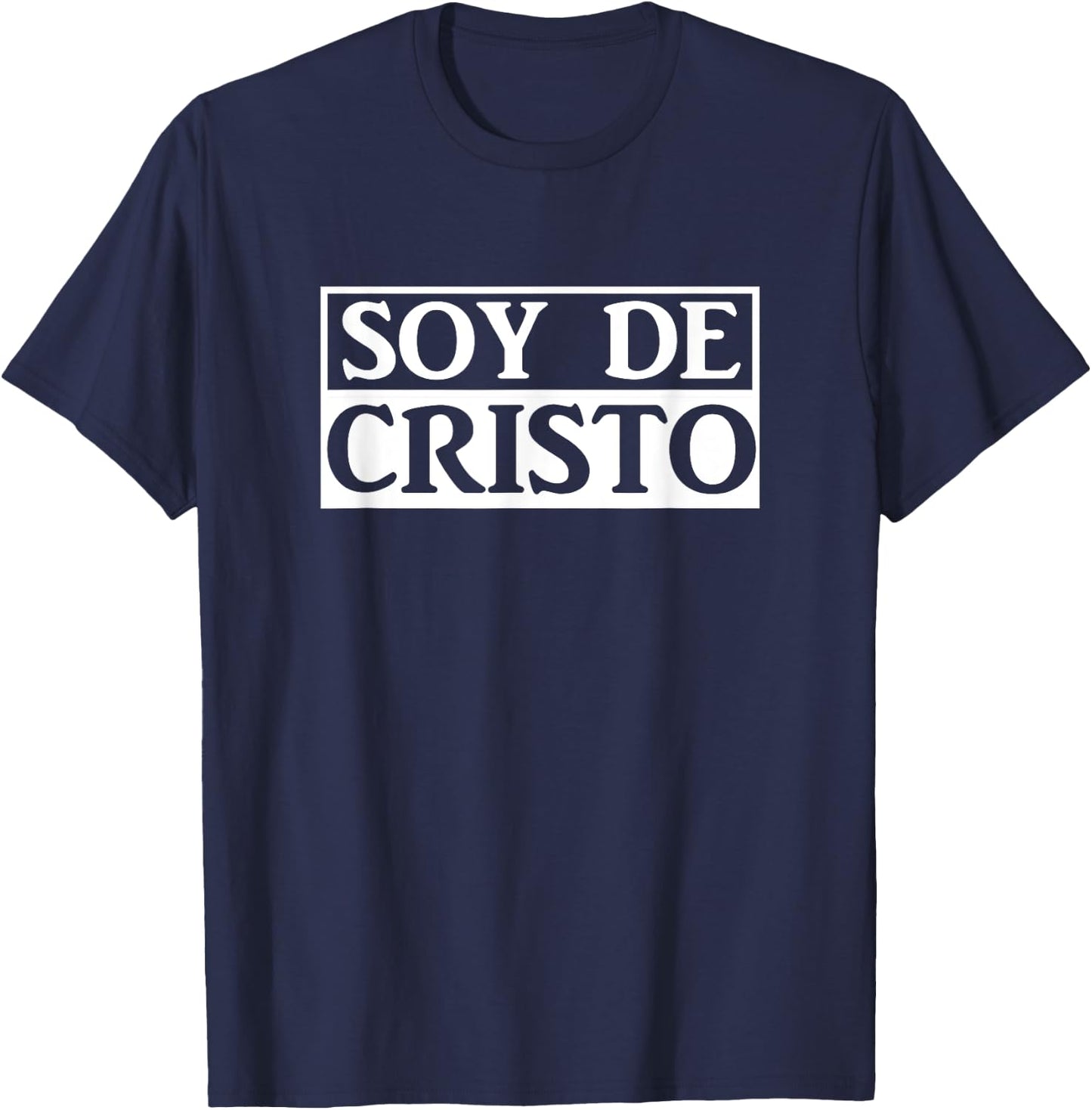 Soy de Cristo T-Shirt - T-Shirt | Navy
