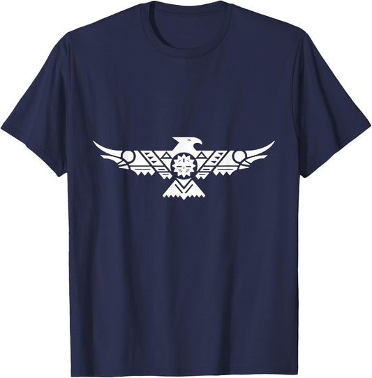 Native American Thunderbird Indigenous Peoples Day T-Shirt - T-Shirt | Navy