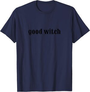 Good Witch, 100% That Witch, Cute Halloween T-Shirt - T-Shirt | Navy