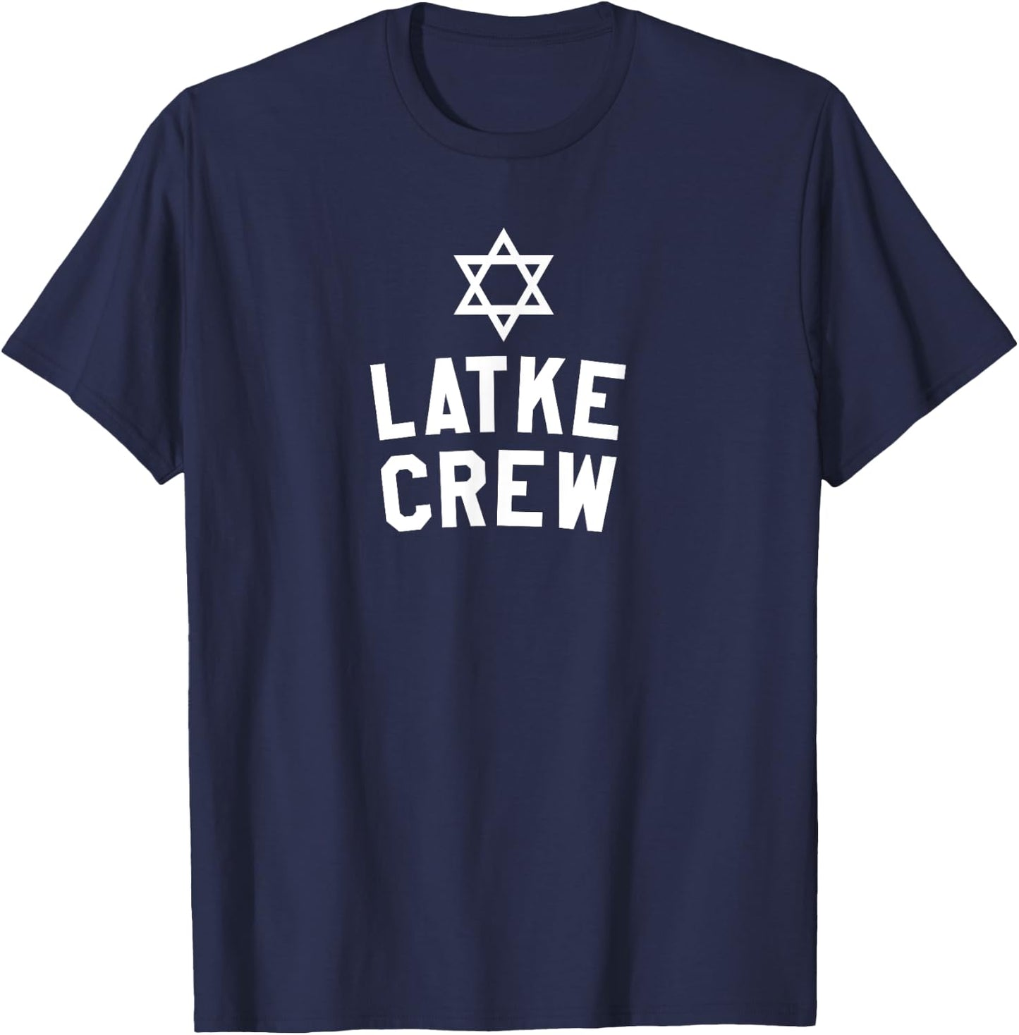 Latke Crew Funny Jewish Food Latke Cooking T-Shirt - T-Shirt | Navy
