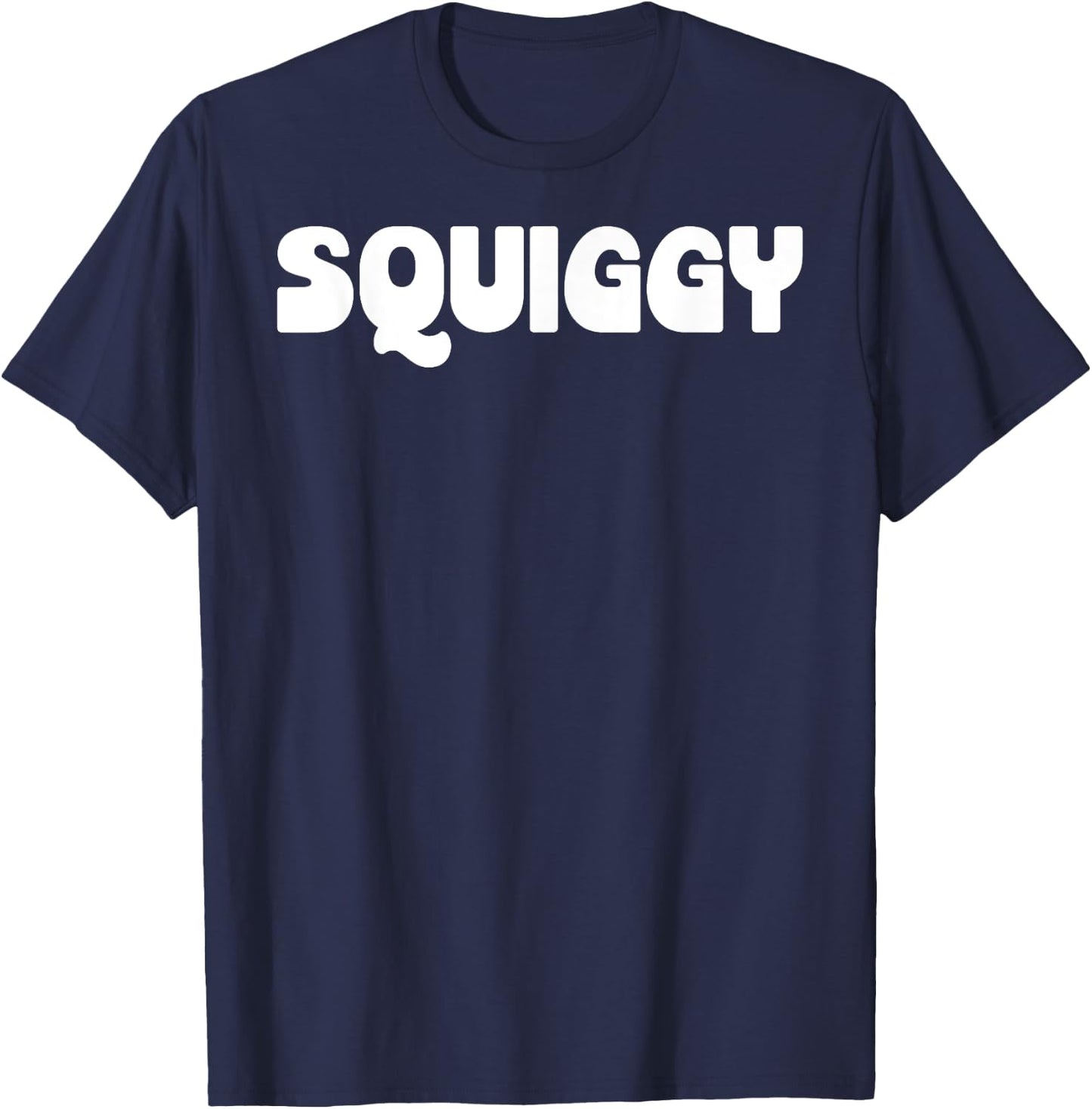 Squiggy Retro Funny Nickname T-Shirt - T-Shirt | Navy