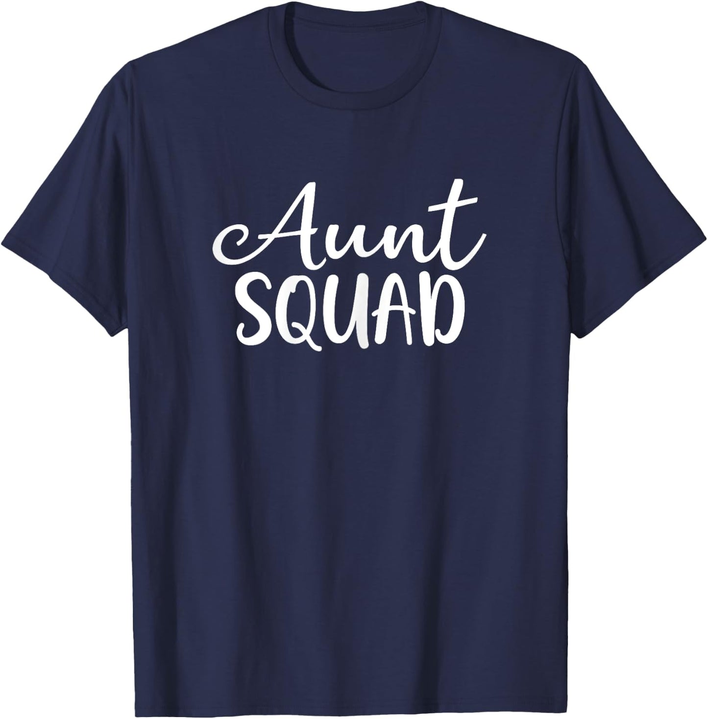 Aunt Squad Auntie Gift T-Shirt - T-Shirt | Navy