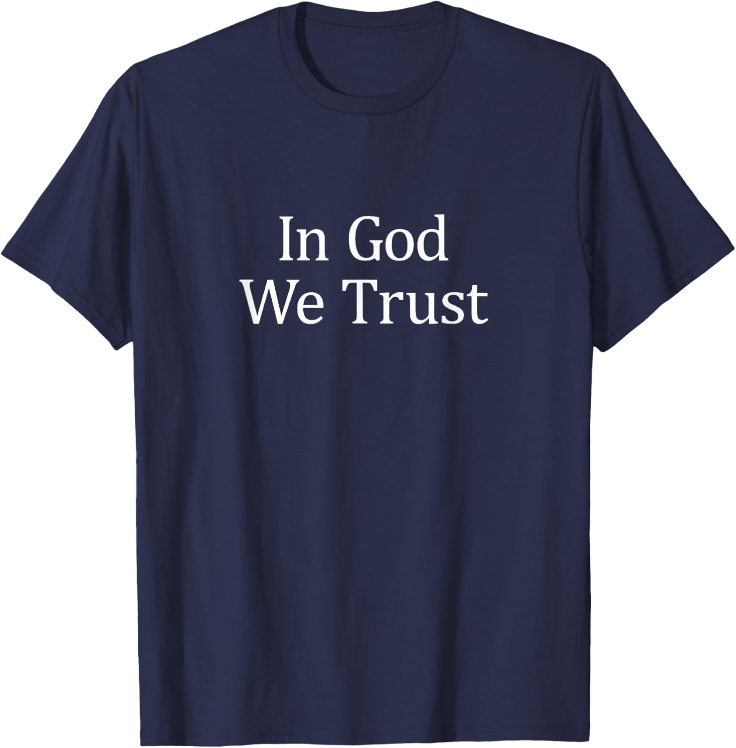 In God We Trust T-Shirt - T-Shirt | Navy