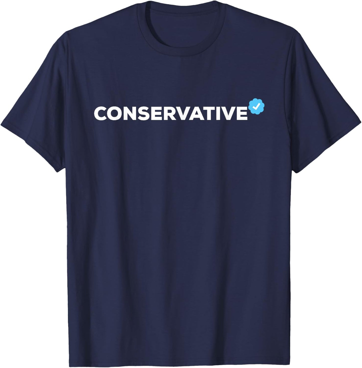 Verified Conservative T-Shirt - T-Shirt | Navy