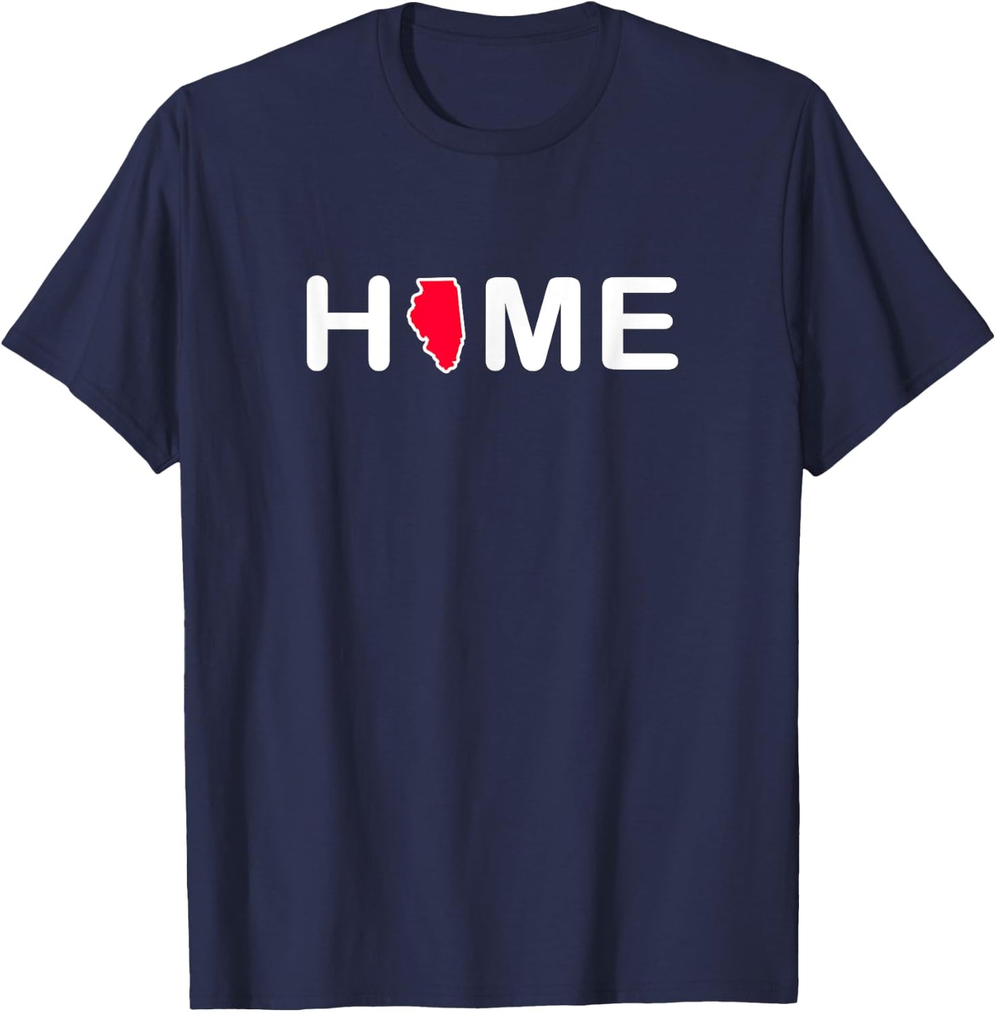 Illinois - Home State - Classic T-Shirt - T-Shirt | Navy