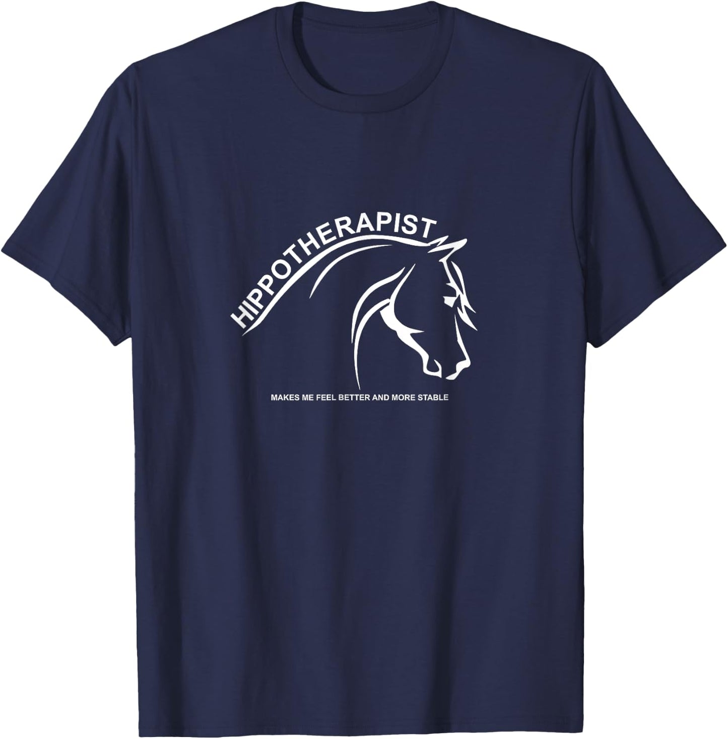 Hippotherapist healthcare trained professional hippotherapy T-Shirt - T-Shirt | Navy