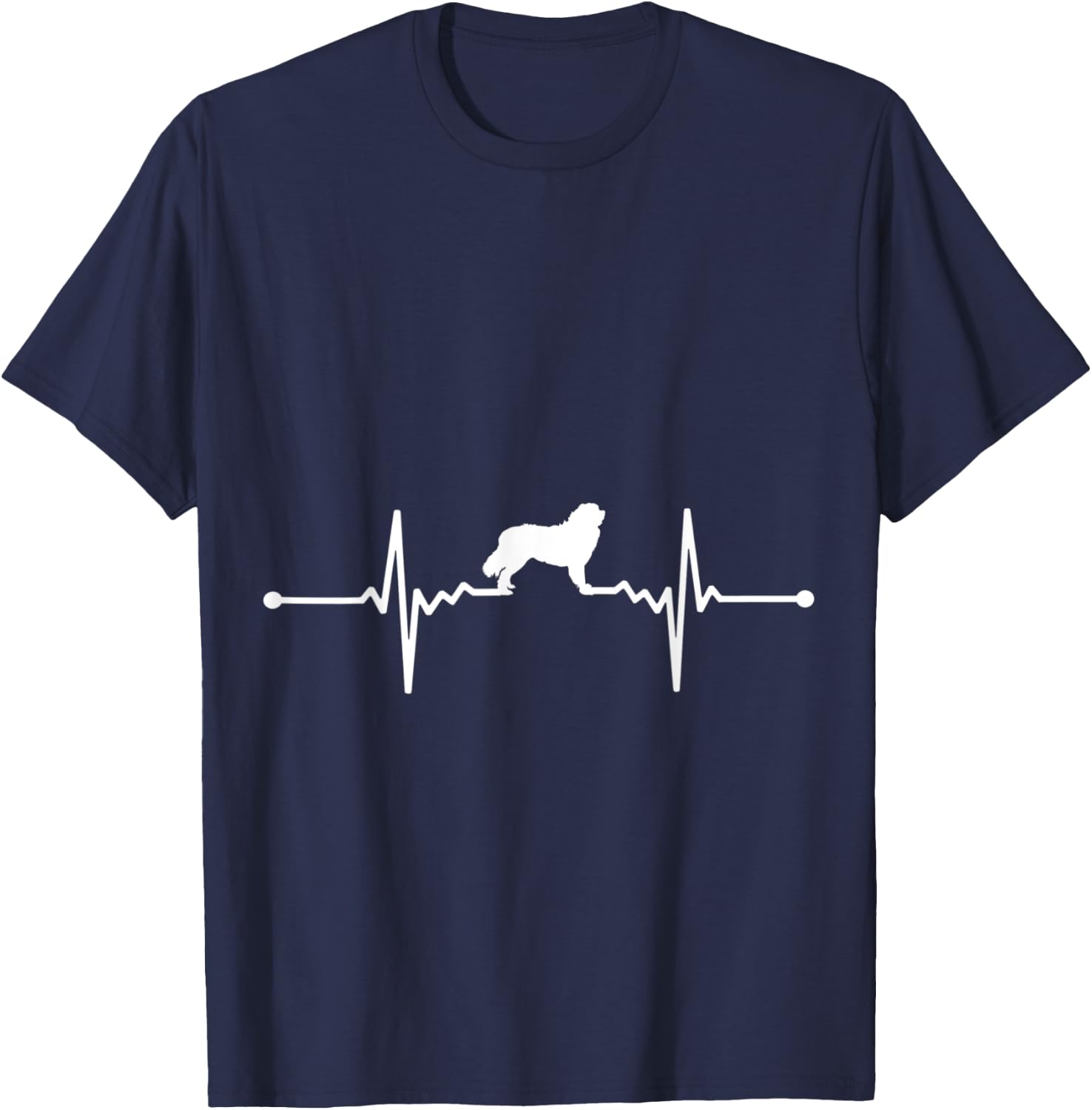 Landseer Dog - Landseer T-Shirt - T-Shirt | Navy