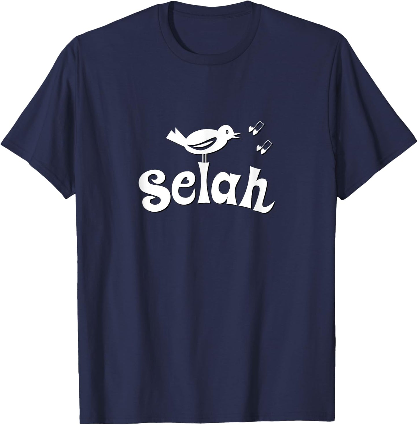 Selah Psalms Christian Design for Bird Lovers T-Shirt - T-Shirt | Navy