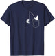 Fishing in bag T-Shirt - T-Shirt | Navy