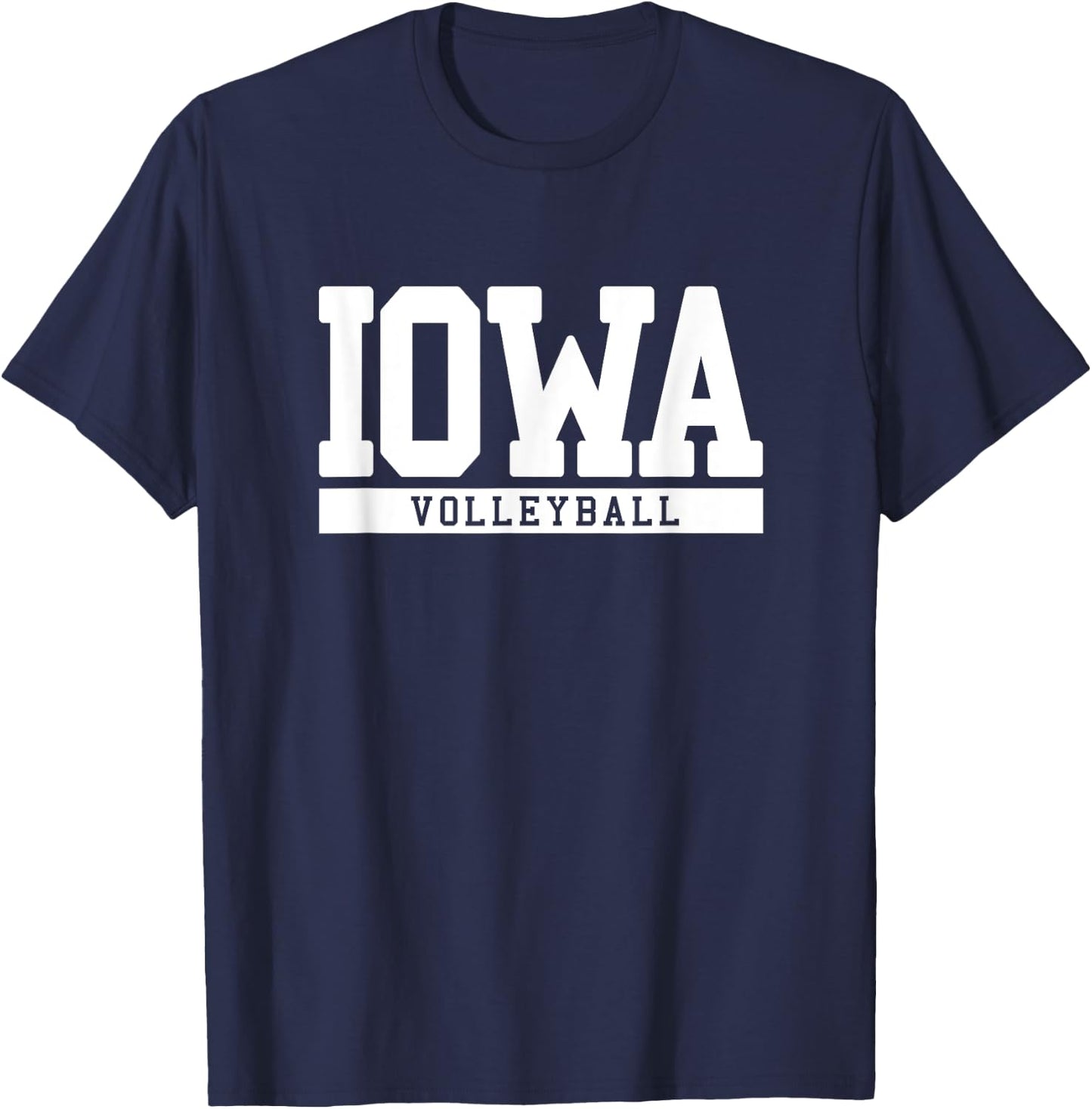 Iowa Volleyball T-Shirt - T-Shirt | Navy