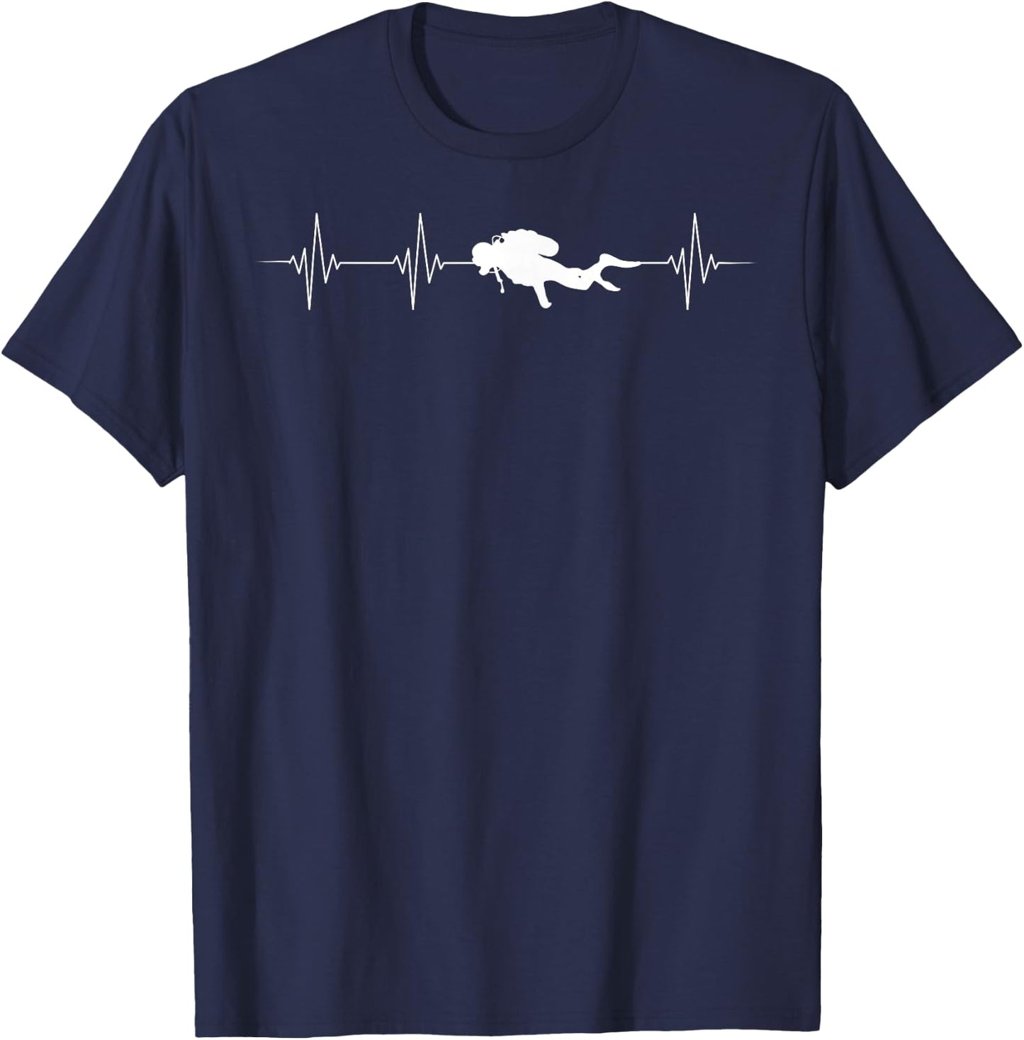 Scuba Diving Lover Underwater Diver Ocean Swimmer T-Shirt - T-Shirt | Navy