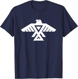 Native American Thunderbird Funny Tribal Art Gift Men Women T-Shirt - T-Shirt | Navy