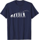 Fly Fishing evolution T-Shirt - T-Shirt | Navy