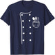 Chef Cook Uniform Costume Halloween T-Shirt - T-Shirt | Navy