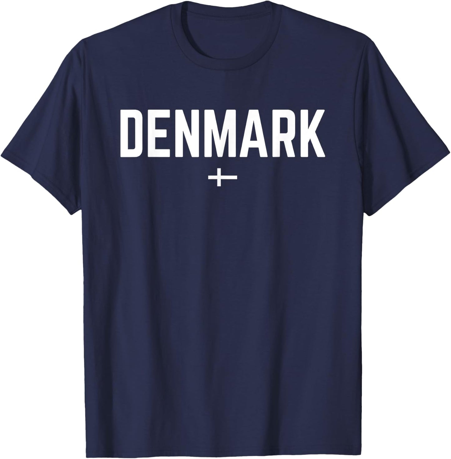DENMARK Flag | Men Women Kids | Red DENMARK T-Shirt - T-Shirt | Navy