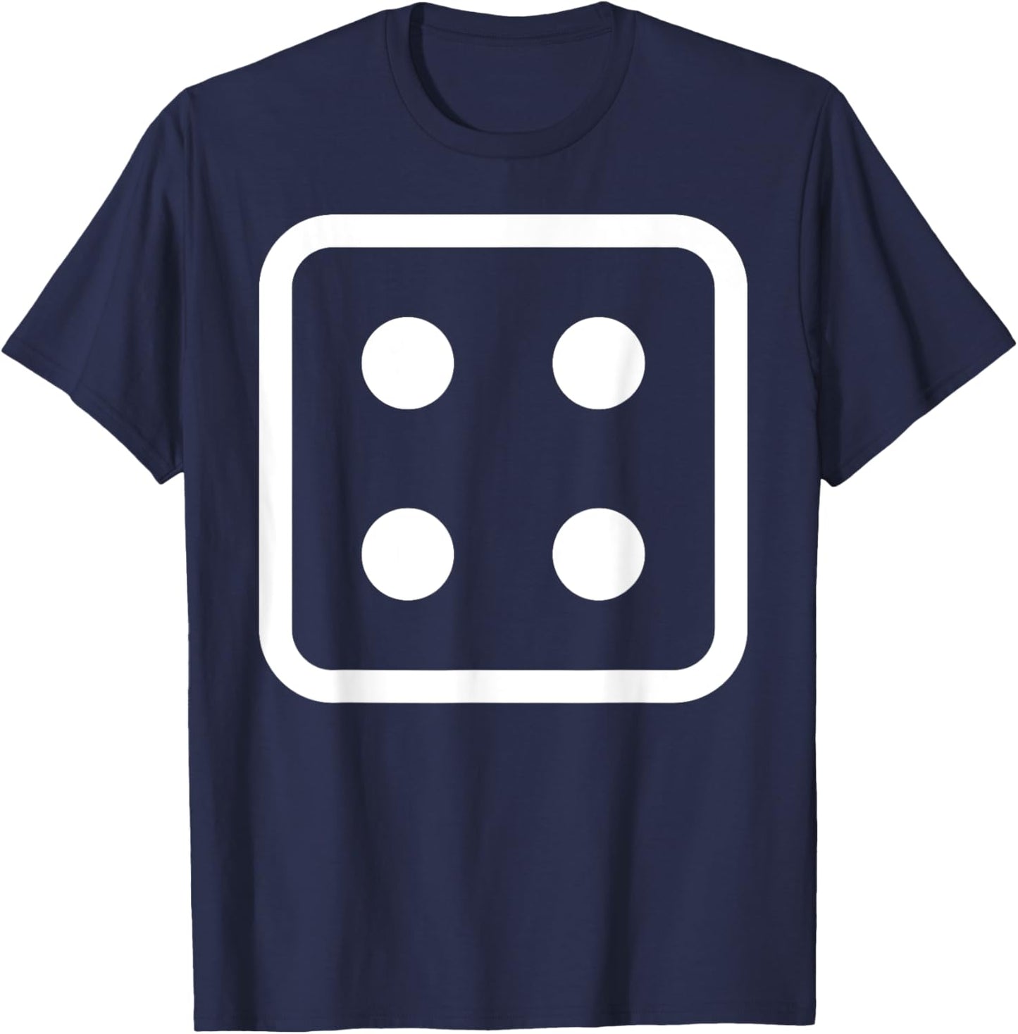 4 Dice And Four Dice Costume T-Shirt - T-Shirt | Navy