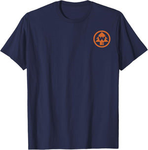 Disney Pixar Up Wilderness Explorer Icon Badges Front & Back T-Shirt - T-Shirt | Navy