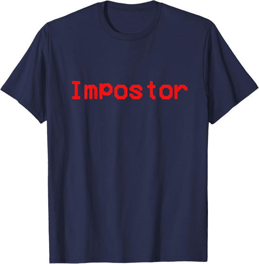 Kids Impostor Shirt Multiple Color Crewmate Kids Gamer Among Sus T-Shirt - T-Shirt | Navy