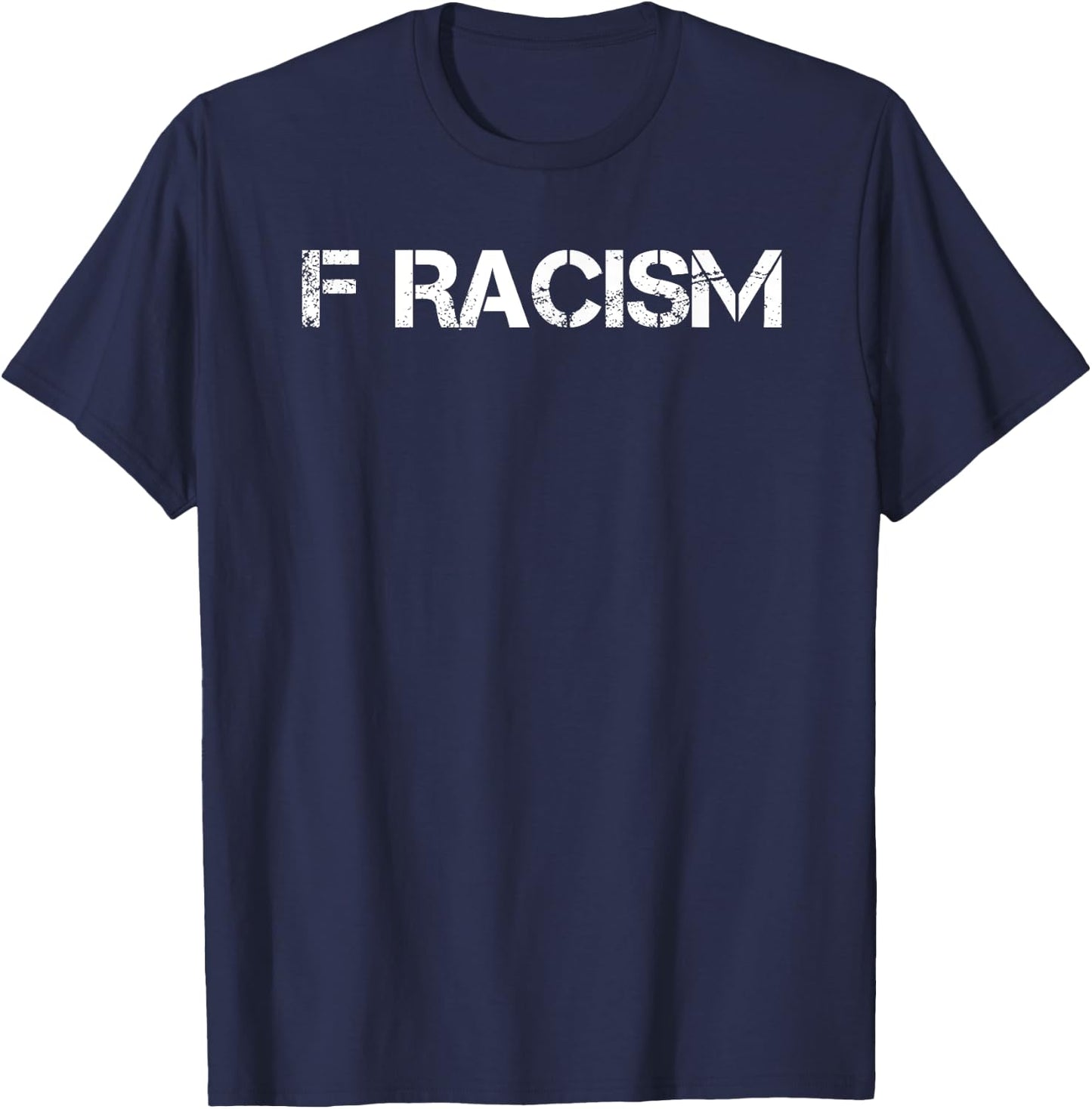 F Racism T-Shirt - T-Shirt | Navy