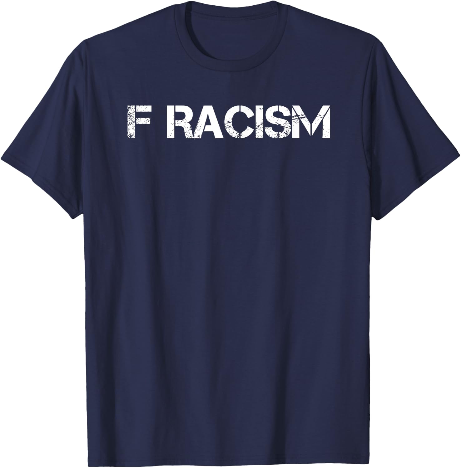 F Racism T-Shirt - T-Shirt | Navy