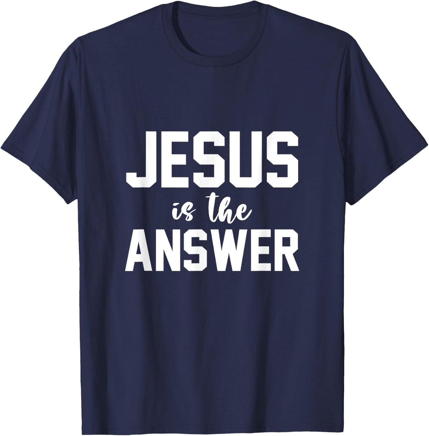 Faith Christ Devotee Gift Christianity Jesus T-Shirt - T-Shirt | Navy