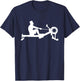 Funny Indoor Rowing Machine Workout Rower Gift Women T-Shirt - T-Shirt | Navy