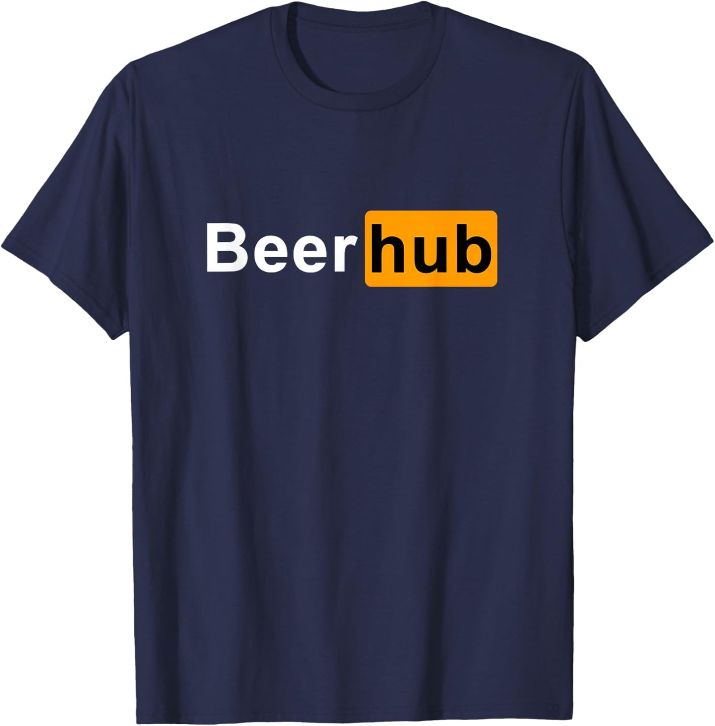 Beer Hub Funny Beer Lover Drinking T-Shirt - T-Shirt | Navy
