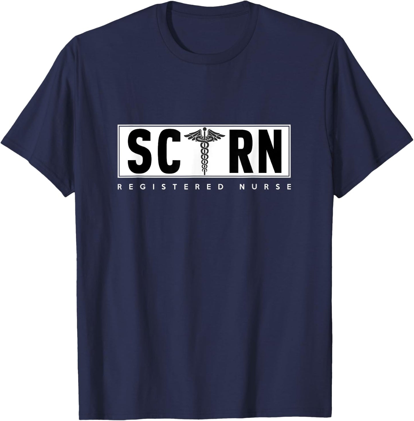 SCRN Stroke Certified Registered Nurse Hospital Staff T-Shirt - T-Shirt | Navy