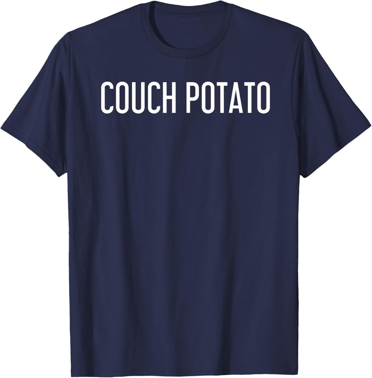 COUCH POTATO Funny Movie Serie Buff Addict Gift T-Shirt - T-Shirt | Navy