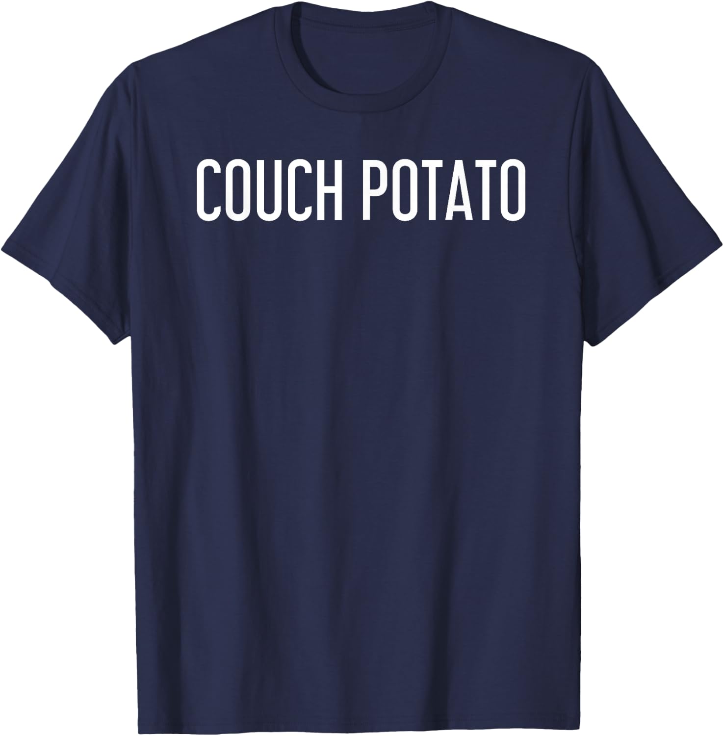 COUCH POTATO Funny Movie Serie Buff Addict Gift T-Shirt - T-Shirt | Navy