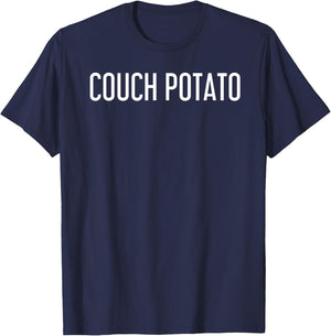 COUCH POTATO Funny Movie Serie Buff Addict Gift T-Shirt - T-Shirt | Navy