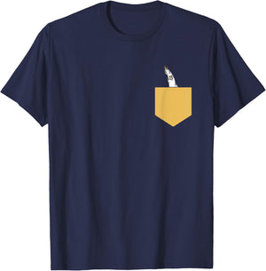 Cockatiel Parakeet Parrot Bird Cockatoo Cockatiel Pocket T-Shirt - T-Shirt | Navy