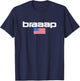 Motocross Dirt Bike American Flag Braaap Logo Kids Men T-Shirt - T-Shirt | Navy