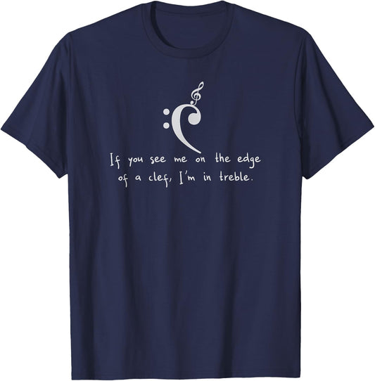 Musician Gift Pun Loving Players Teachers Who Read Music T-Shirt - T-Shirt | Navy