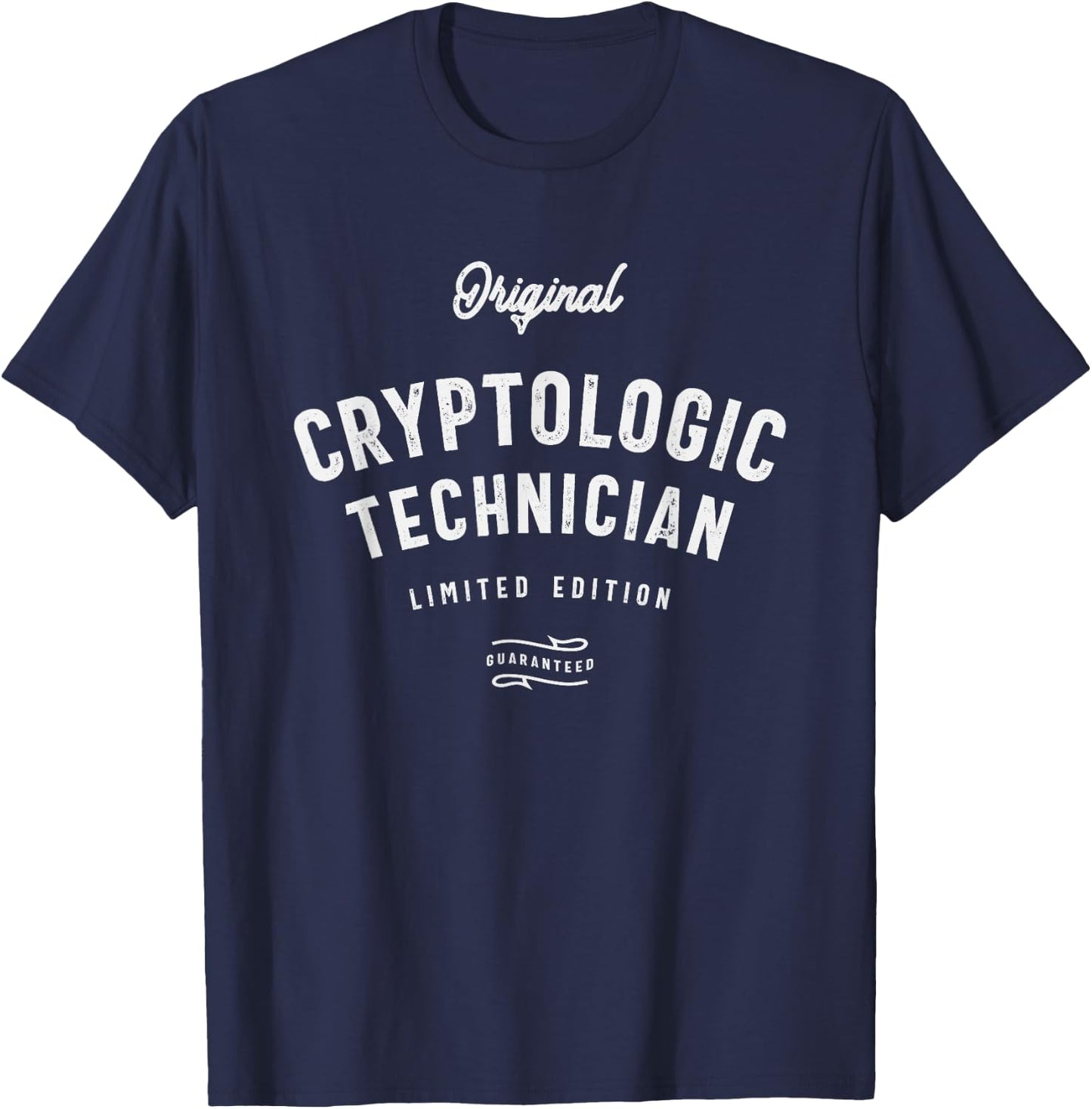 Cryptologic Technician Profession Job Title T-Shirt - T-Shirt | Navy
