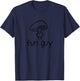 Fun Guy - Funny Mushroom Fungi T-Shirt - T-Shirt | Navy