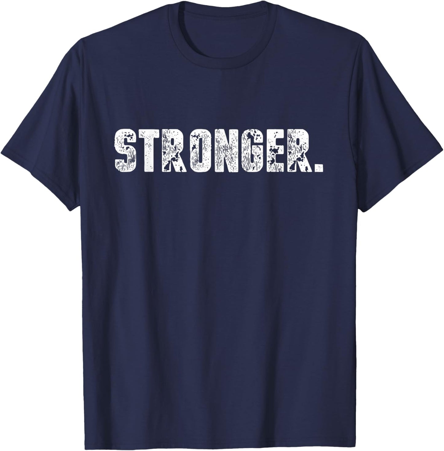 Funny Strongman Stronger fitness weight lifting T-Shirt - T-Shirt | Navy