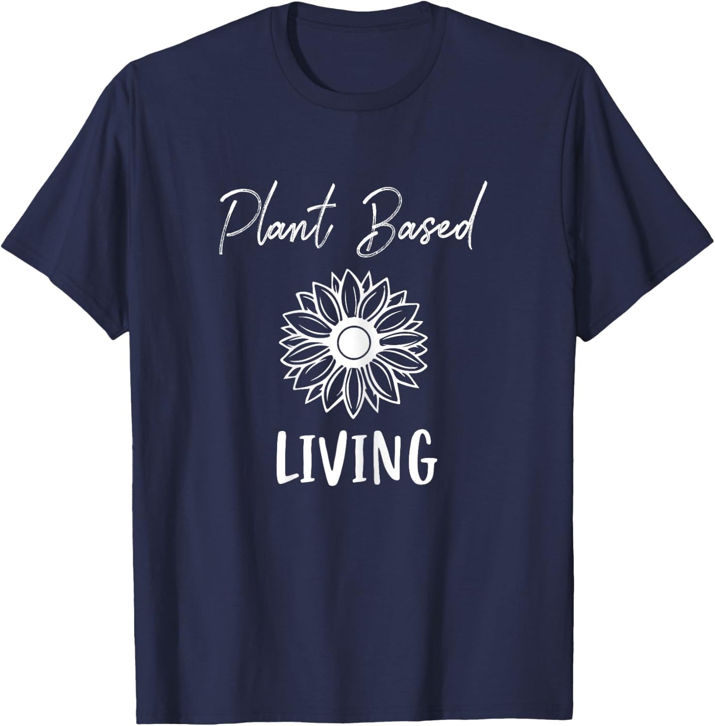 Fun Plant Based Living WFPB Whole Food Plant Based Women T-Shirt - T-Shirt | Navy