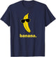 Banana Splits Bananas Pajamas Funny Hipster Novelty T-Shirt - T-Shirt | Navy