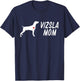 Vizsla Mom For Vizsla Dog Puppy Owners & Vizsla Enthusiasts Men Women Kids T-Shirt - T-Shirt | Navy